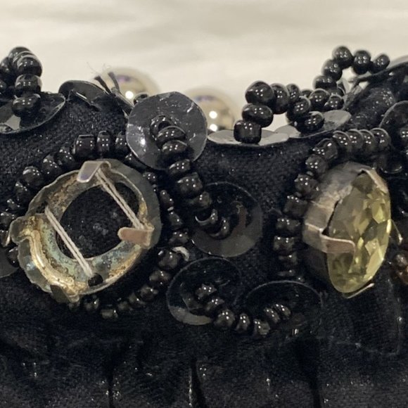 Far Nine Flower Crystal Evening Bag Clutch Purse - Picture 7 of 7